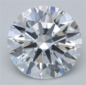 Picture of Lab Grown Diamond 4.45 Carats, Round with Ideal Cut, E Color, VS1 Clarity and Certified by IGI