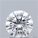 Lab Grown Diamond 1.04 Carats, Round with Ideal Cut, D Color, VVS2 Clarity and Certified by IGI