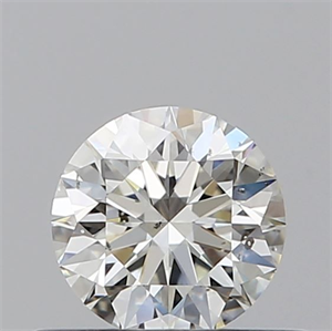 Picture of Natural Diamond 0.45 Carats, Round with Excellent Cut, I Color, SI2 Clarity and Certified by GIA