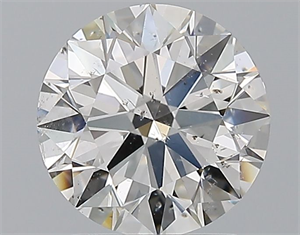 Picture of Natural Diamond 2.01 Carats, Round with Excellent Cut, G Color, SI2 Clarity and Certified by GIA