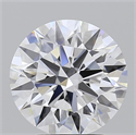 Lab Grown Diamond 2.55 Carats, Round with Ideal Cut, D Color, IF Clarity and Certified by IGI