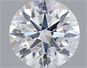Lab Grown Diamond 1.03 Carats, Round with Ideal Cut, D Color, VVS2 Clarity and Certified by IGI