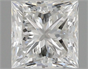 Natural Diamond 0.31 Carats, Princess with  Cut, G Color, VVS2 Clarity and Certified by GIA
