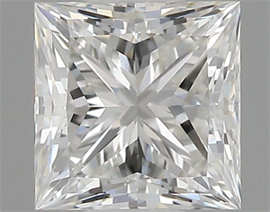Picture of Natural Diamond 0.31 Carats, Princess with  Cut, G Color, VVS2 Clarity and Certified by GIA