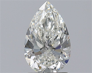 Picture of Natural Diamond 1.51 Carats, Pear with  Cut, I Color, VS2 Clarity and Certified by GIA
