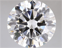 Lab Grown Diamond 8.04 Carats, Round with Excellent Cut, F Color, VVS2 Clarity and Certified by IGI