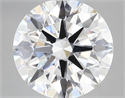 Lab Grown Diamond 4.44 Carats, Round with Ideal Cut, E Color, VVS2 Clarity and Certified by IGI