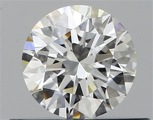 Foto Diamante Natural 0.40 quilates, Redondo , Color F, claridad VVS2 y certificado GIA de