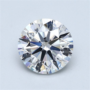 Picture of Natural Diamond 3.50 Carats, Round with Excellent Cut, D Color, VS2 Clarity and Certified by GIA