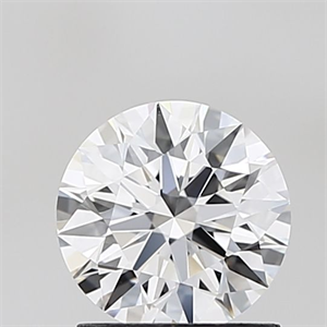 Picture of Lab Grown Diamond 1.21 Carats, Round with Ideal Cut, D Color, VVS2 Clarity and Certified by IGI