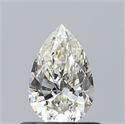 Natural Diamond 0.63 Carats, Pear with  Cut, J Color, VS1 Clarity and Certified by GIA
