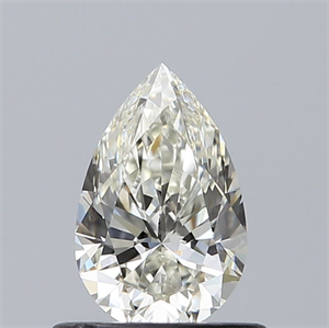 Picture of Natural Diamond 0.63 Carats, Pear with  Cut, J Color, VS1 Clarity and Certified by GIA