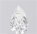 Natural Diamond 0.50 Carats, Pear with  Cut, F Color, VVS2 Clarity and Certified by IGI