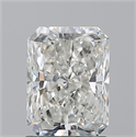 Natural Diamond 1.70 Carats, Radiant with  Cut, H Color, SI1 Clarity and Certified by GIA