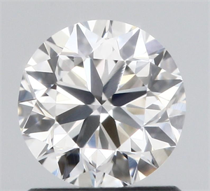 Picture of Natural Diamond 1.02 Carats, Round with Very Good Cut, I Color, VVS2 Clarity and Certified by GIA