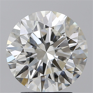 Picture of Natural Diamond 3.01 Carats, Round with Excellent Cut, I Color, VS1 Clarity and Certified by GIA