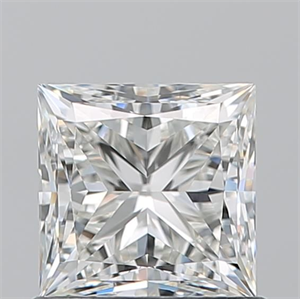 Picture of Natural Diamond 1.01 Carats, Princess with  Cut, I Color, VVS1 Clarity and Certified by GIA