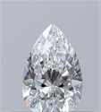 Natural Diamond 0.30 Carats, Pear with  Cut, E Color, VS1 Clarity and Certified by GIA