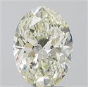 Natural Diamond 2.01 Carats, Oval with  Cut, K Color, SI1 Clarity and Certified by GIA