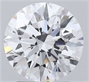 Lab Grown Diamond 2.02 Carats, Round with Excellent Cut, D Color, VS1 Clarity and Certified by GIA