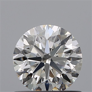 Picture of Natural Diamond 0.70 Carats, Round with Very Good Cut, F Color, VVS1 Clarity and Certified by GIA