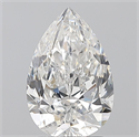 Diamante Natural 2.01 quilates, De pera , Color D, claridad SI2 y certificado GIA