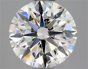 Picture of Natural Diamond 0.85 Carats, Round with Excellent Cut, J Color, SI2 Clarity and Certified by GIA
