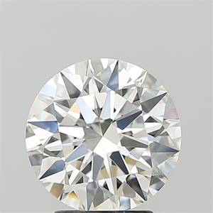 Picture of Lab Grown Diamond 3.10 Carats, Round with Ideal Cut, F Color, VVS2 Clarity and Certified by IGI