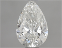 Diamante Natural 0.70 quilates, De pera , Color H, claridad SI2 y certificado GIA
