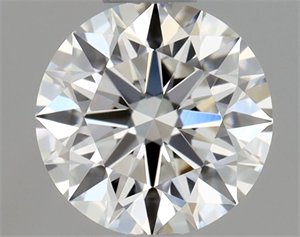 Foto Diamante Natural 0.40 quilates, Redondo , Color F, claridad VVS1 y certificado GIA de