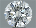 Natural Diamond 0.62 Carats, Round with Excellent Cut, I Color, IF Clarity and Certified by IGI