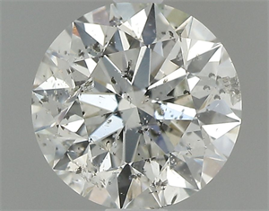 Picture of Natural Diamond 1.03 Carats, Round with Excellent Cut, H Color, I1 Clarity and Certified by IGI
