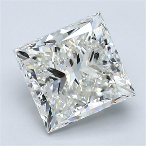 Picture of Natural Diamond 2.52 Carats, Princess with  Cut, J Color, SI1 Clarity and Certified by GIA