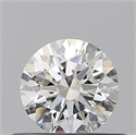 Natural Diamond 0.46 Carats, Round with Excellent Cut, F Color, VS1 Clarity and Certified by GIA