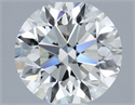 Natural Diamond 0.80 Carats, Round with Very Good Cut, I Color, VVS2 Clarity and Certified by IGI