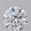 Natural Diamond 0.75 Carats, Round with Excellent Cut, D Color, VS2 Clarity and Certified by GIA