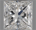 Natural Diamond 0.50 Carats, Princess with  Cut, E Color, SI1 Clarity and Certified by GIA