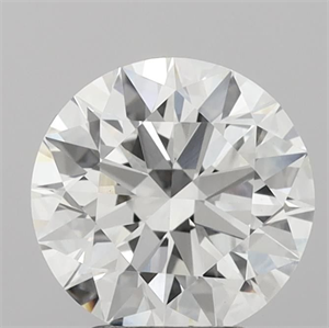 Picture of Lab Grown Diamond 3.05 Carats, Round with Ideal Cut, E Color, VVS2 Clarity and Certified by IGI