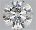 Natural Diamond 2.00 Carats, Round with Excellent Cut, G Color, VVS2 Clarity and Certified by IGI