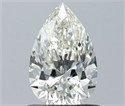 Natural Diamond 0.77 Carats, Pear with  Cut, I Color, VVS2 Clarity and Certified by IGI