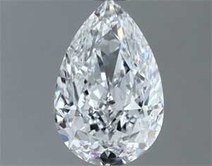 Picture of Natural Diamond 0.74 Carats, Pear with  Cut, E Color, VS2 Clarity and Certified by GIA