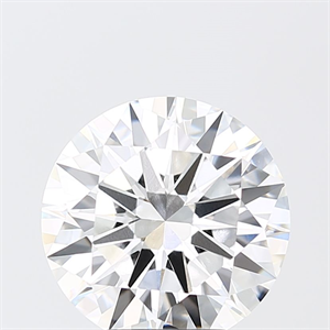 Picture of Lab Grown Diamond 5.02 Carats, Round with Ideal Cut, D Color, VVS2 Clarity and Certified by IGI