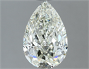 Natural Diamond 1.20 Carats, Pear with  Cut, J Color, VVS1 Clarity and Certified by IGI