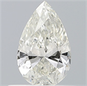 Natural Diamond 0.40 Carats, Pear with  Cut, H Color, SI1 Clarity and Certified by IGI