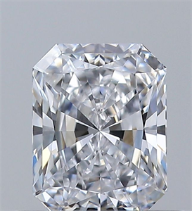 Picture of Natural Diamond 0.53 Carats, Radiant with  Cut, D Color, IF Clarity and Certified by GIA