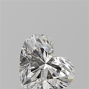 Picture of Natural Diamond 0.65 Carats, Heart with  Cut, G Color, SI1 Clarity and Certified by GIA