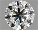 Diamante Natural 0.90 quilates, Redondo , Color G, claridad SI2 y certificado HRD