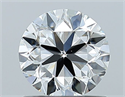 Natural Diamond 0.90 Carats, Round with Very Good Cut, G Color, VS1 Clarity and Certified by GIA