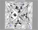Diamante Natural 0.55 quilates, Princesa , Color F, claridad VVS2 y certificado GIA