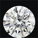 Lab Grown Diamond 1.09 Carats, Round with Ideal Cut, D Color, VS1 Clarity and Certified by IGI